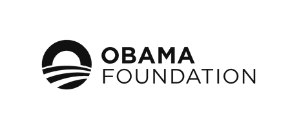 Logo Obama Foundation negro